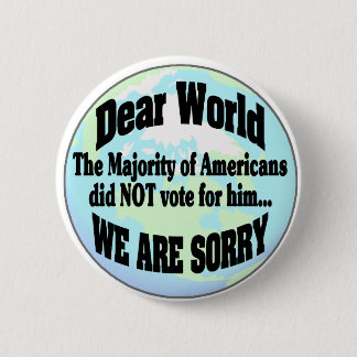 world sorry2 2 inch round button