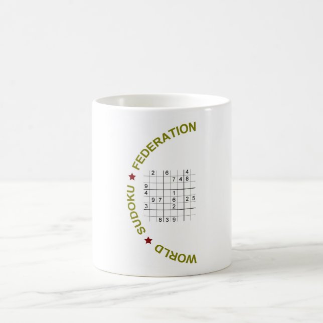 World Sudoku Federation Coffee Mug (Center)