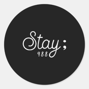 World Suicide Prevention Awareness Day Men Women S Classic Round Sticker