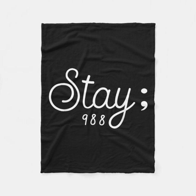 World Suicide Prevention Awareness Day Men Women S Fleece Blanket (Front)