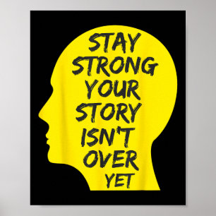 World Suicide Prevention Awareness Day Yellow Poster