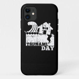 World Sunami Day A Famous Kanagawa Painting iPhone 11 Case