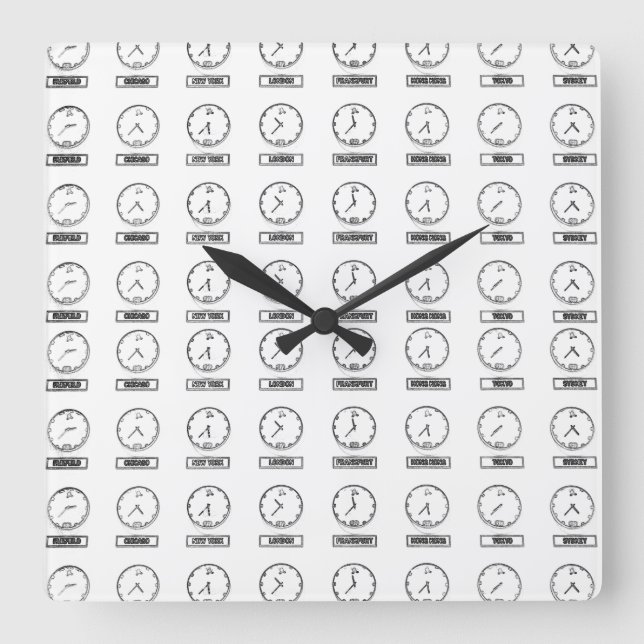 World Time Clocks (Front)