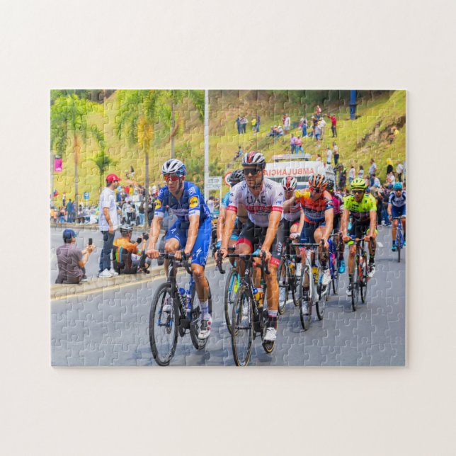 World Tour Race For Cycling Jigsaw Puzzle (Horizontal)