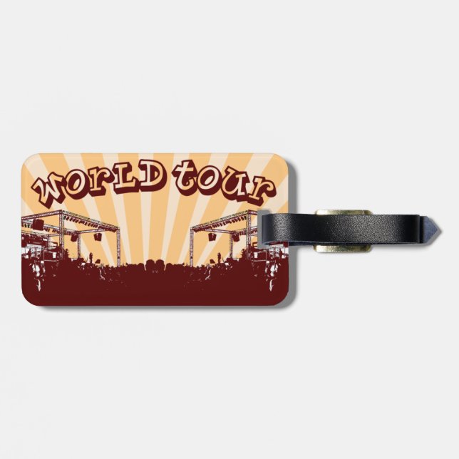 World Tour Travel Tags (Back Horizontal)