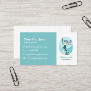 World Tourism Travel Agancy Business Card