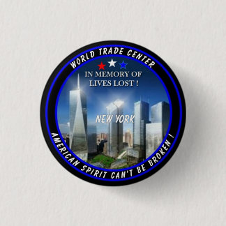 World Trade Centre 1 Inch Round Button