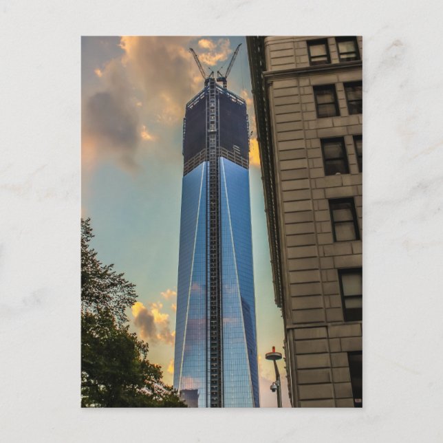 World Trade Centre Freedom Tower NYC Postcard (Front)