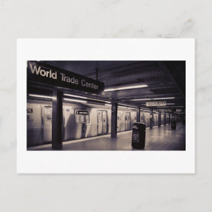 World Trade Centre Subway Station - NYC Postcard