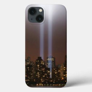 World trade centre tribute in light in New York. iPhone 13 Case
