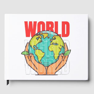 World – Travel Adventure Globe Design Guest Book