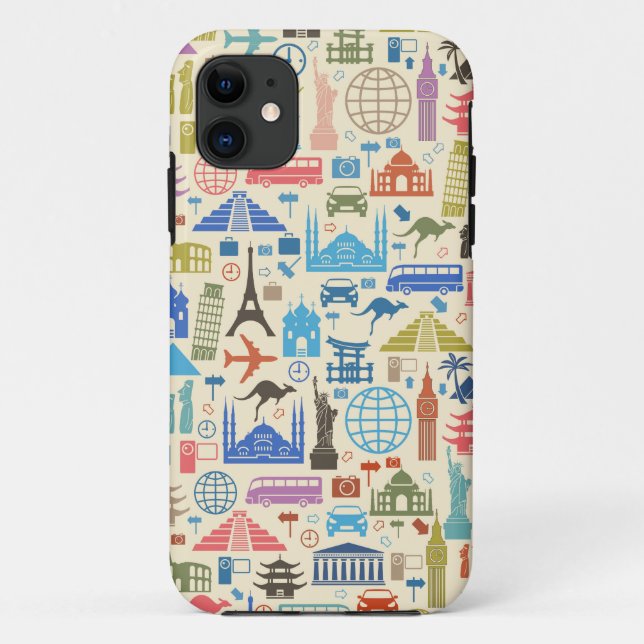 world travel Case-Mate iPhone case (Back)