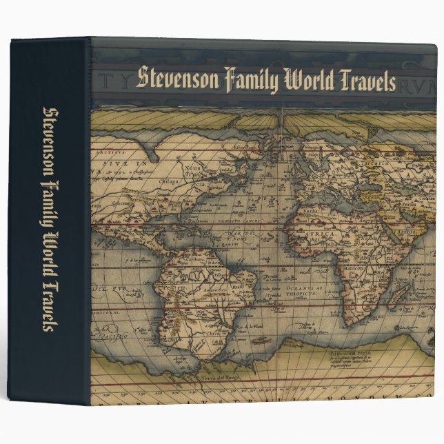 World Travel Custom Binder (Front/Spine)
