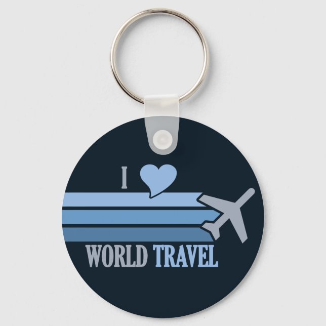 World Travel key chain (Front)