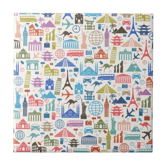 world travel tile (Front)