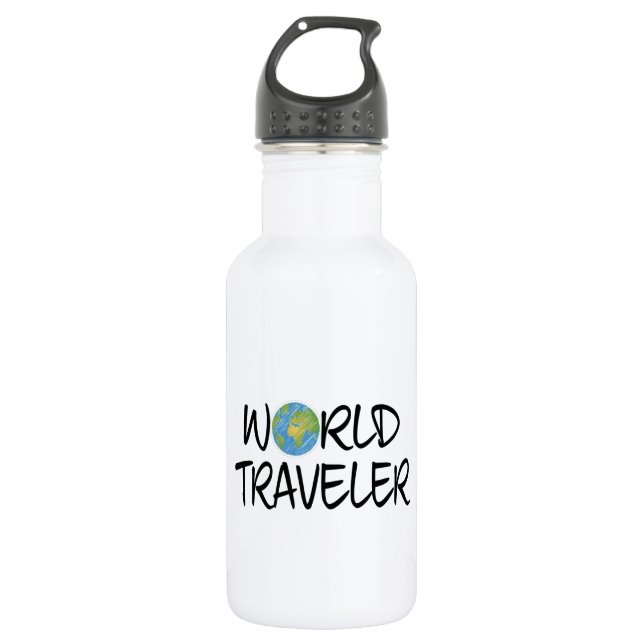 World Traveller 532 Ml Water Bottle (Front)