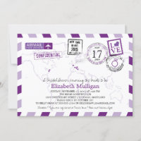World Traveller Airmail | Maryland Bridal Shower