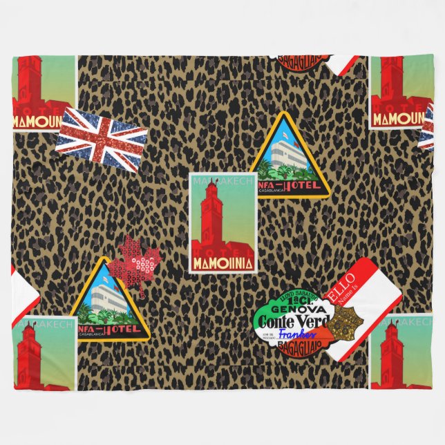 world traveller blanket (Front (Horizontal))