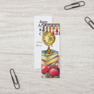 World Traveller Bookmark Mini Business Card
