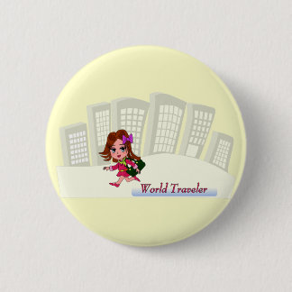 World Traveller Button