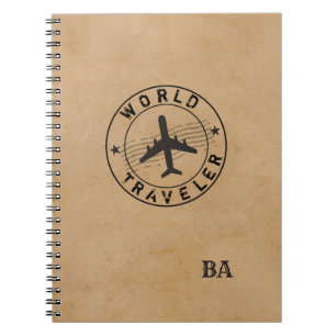 World Traveller (customizable)  Notebook