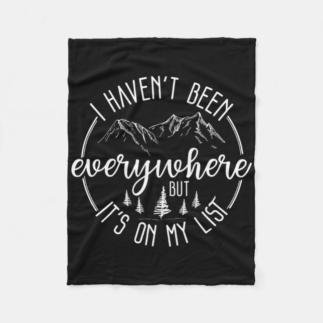 World Traveller  Fleece Blanket (Front)