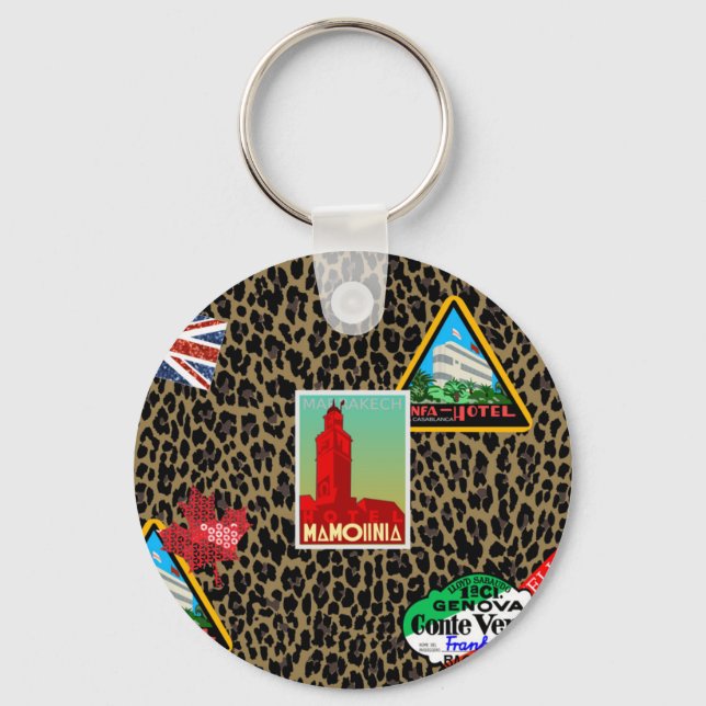 world traveller keychain (Front)
