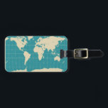 World Traveller Luggage Tag<br><div class="desc">Signify your world travels.</div>