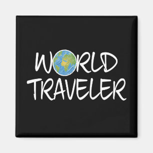 World Traveller Magnet