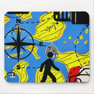 World Traveller Mouse Pad