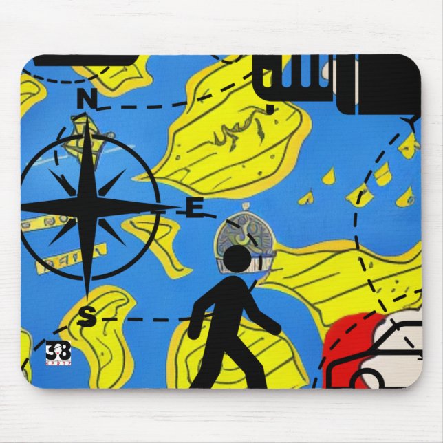 World Traveller Mouse Pad (Front)