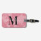 World Traveller Pink Map Custom Monogram Name