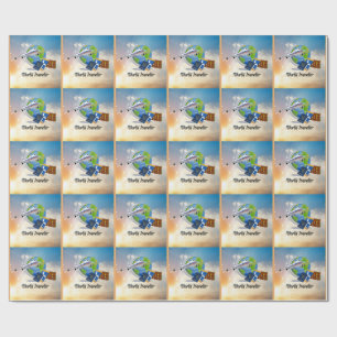 World Traveller, popular design, Wrapping Paper
