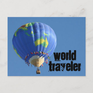 World Traveller Postcard