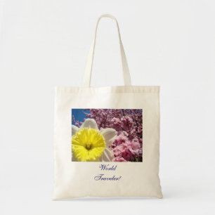 World Traveller! Tote bag carryall Daffodil Flower