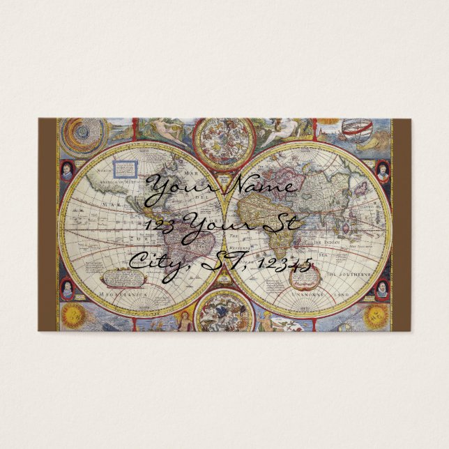 World Traveller Vintage Map Thunder_Cove (Front)