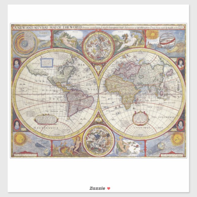 World Traveller Vintage Map Thunder_Cove (Sheet)