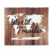 World Traveller White World Map Dark Wood