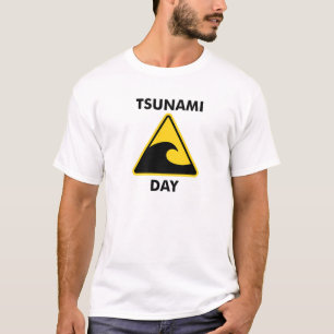 World Tsunami Day The Warning Sign To Stay Alert T-Shirt