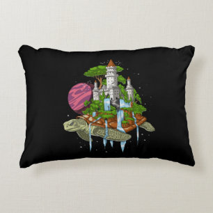 World Turtle Cosmic Tortoise Accent Pillow