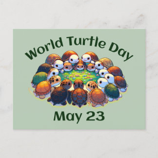 World Turtle  Day  Postcard