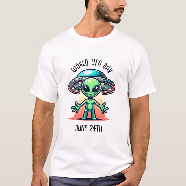 World UFO Day | June 24th T-Shirt (Front)