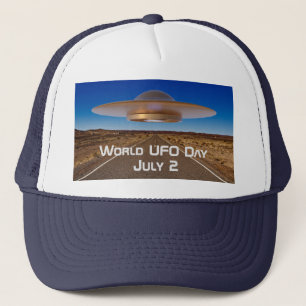 World UFO Day Trucker Hat