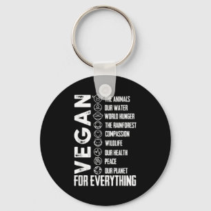 world vegan day-happy world vegan day-the future i keychain