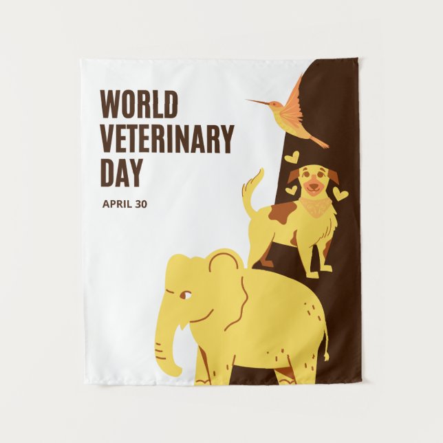 World Veterinary Day Tapestry (Front)