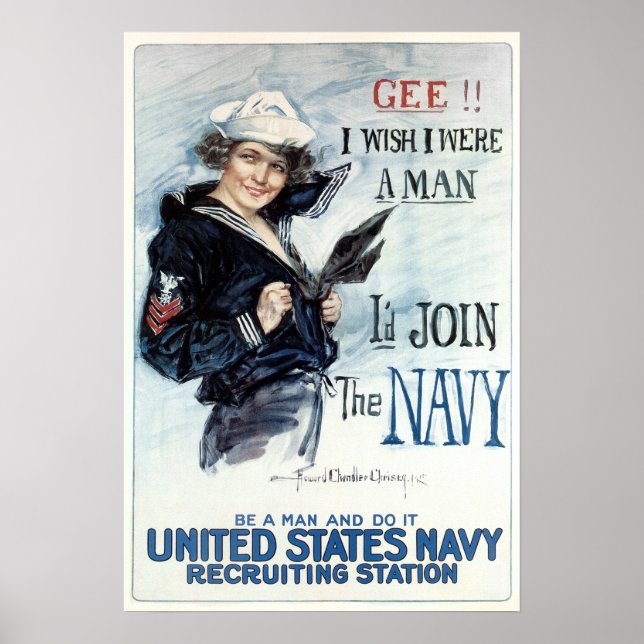 WORLD WAR 1 RECRUITMENT POSTER 1917 (Front)