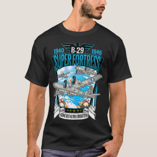 World War 2 Aircraft WWII B29 Superfortress Bomber T-Shirt