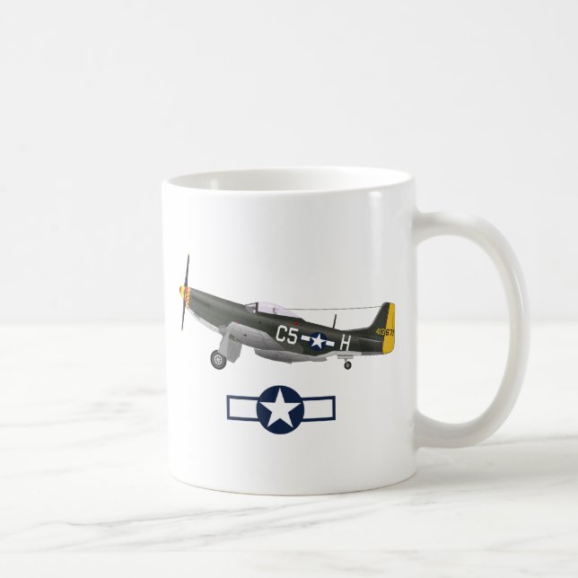 World War 2 American Airplanes Coffee Mug (Right)