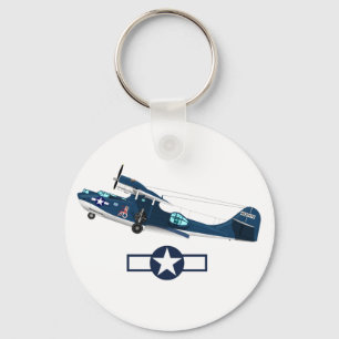 World War 2 American Airplanes Keychain
