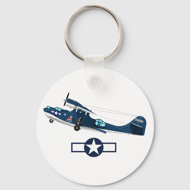 World War 2 American Airplanes Keychain (Front)